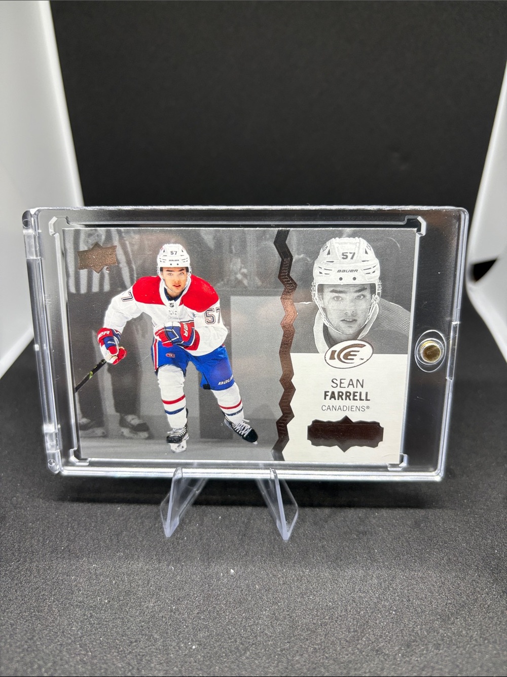 Upper Deck Sean Farrell Rookie Hockey Card